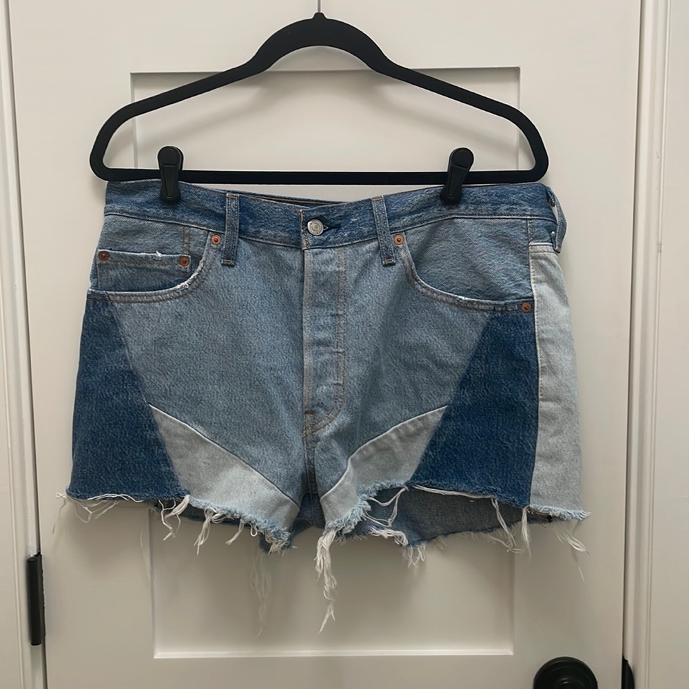 Vintage San Francisco Levi's, Jean shorts, mutism's colors of denim